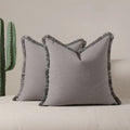 Axyaa Simple Light Luxury Solid Color Cushion Cover 50x50 Home and Sofa Decor