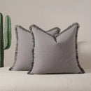 Axyaa Simple Light Luxury Solid Color Cushion Cover 50x50 Home and Sofa Decor