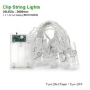 Axyaa LED Photo Clips String Lights - Bedroom & Party Decoration