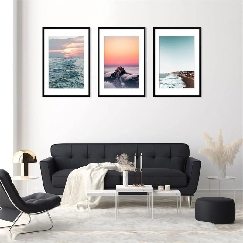 Axyaa 18x24 Plexiglass Gallery Art Frame for Vertical Horizontal Wall Display