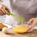 Axyaa Mini Silicone Egg Beater & Mixer for Kids - Baking & Cooking Tool