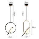 Axya Nordic LED Magpie Bird Pendant Chandelier for Bedroom and Dining Room