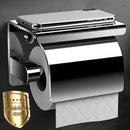 Axyaa Stainless Steel Toilet Paper Holder: Waterproof Tissue Box Bathroom Accessories