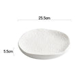 Axyaa Ceramic Irregular Plate Set for Dessert Sushi Dim Sum Molecular Cuisine