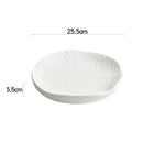 Axyaa Ceramic Irregular Plate Set for Dessert Sushi Dim Sum Molecular Cuisine