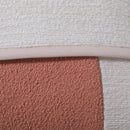 Axyaa Pink Texture-Stitch Flannel Sofa Pillow for Living Room, Bedroom, or Restaurant