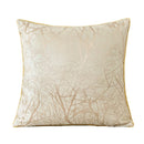 Axyaa European Jacquard Throw Pillow Cover 45X45 Polyester Elegant Home Decor