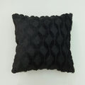 Axyaa Beige Throw Pillow Cover 45x45cm - Solid Decorative Cushion for Sofa and Bedroom