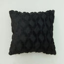 Axyaa Beige Throw Pillow Cover 45x45cm - Solid Decorative Cushion for Sofa and Bedroom