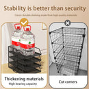 Axyaa Metal Desktop File Rack, Multi-Layer Bookcase & Office Storage for Data Organization