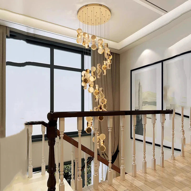 Axyaa Modern LED Chandeliers for Home Decor Lighting in Living & Dining Rooms