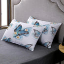 Butterfly Bedding Set - Blue Purple Butterflies Comforter Cover - Axyaa Brand