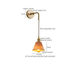 Axyaa Vintage White Ceramic LED Wall Sconce - Nordic Minimalism Stair Loft Bedroom Light
