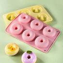 Axyaa Silicone Donut Baking Pan for Cake, Bread, Pastry, Desserts