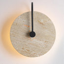 Axyaa Natural Stone Round Art Wall Lamp for Bedroom Decor
