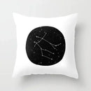 Pink Geometric Pillowcases for Living Room Sofa Decor by Axyaa