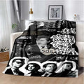 Axyaa Arctic Monkeys Rock Band Fashion Blanket - Soft Warm Flannel Throw for Bed Sofa & Picnic