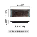 Axyaa Sushi Restaurant Ceramic Plate Large Rectangular Simple Dim Sum Plate