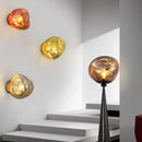 Axyaa Modern Glass Wall Lamp for Living Room Bedroom Decoration