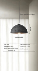 Axyaa Nordic Marble Mushroom Pendant Lamp for Kitchen Island, E27 Hanging Lights