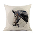 Axyaa Pentium Horse Pillowcase for Modern Home Decor and Car Sofa Pillow