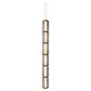 Axyaa Long Stripe Pendant Light with Smoke Gray Glass Lampshade