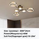 Axyaa Modern Dimmable Aluminum LED Ceiling Lights for Home Decor