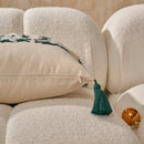 Axyaa Christmas Tree Towel Embroidery Throw Pillowcase Cojines - Holiday Sofa Cushion Cover