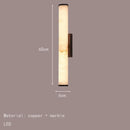Axyaa Spanish Marble Wall Lamp: Modern Luxury for Living Room & Bedroom