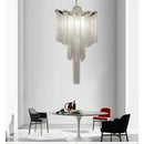 Axyaa Wave Tassel Chandelier: Nordic Minimalist Luxury for Art Study and Bedroom