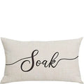 Axyaa Autumn Linen Couch Pillow Cover 30X50cm Home Decor Lumbar Cushion