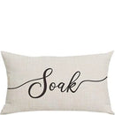Axyaa Autumn Linen Couch Pillow Cover 30X50cm Home Decor Lumbar Cushion