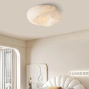 Axyaa Silk Ceiling Lamp: Irregular Shape, Dimmable, Remote Control