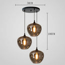 Axyaa Glass Pendant Light Chandelier for Living Room Dining Room
