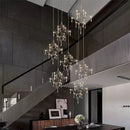 Axyaa Firefly Star Crystal Chandelier for Elegant Spaces