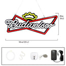 Axyaa Neon Beer Bar Sign for Man Cave Decor - Ultra Brightness Club Light