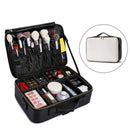Axyaa Three-layer Waterproof Oxford Cosmetic Case for Makeup and Manicure Organization