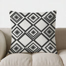 Geometric Square Design Throw Pillow Cover by Axyaa