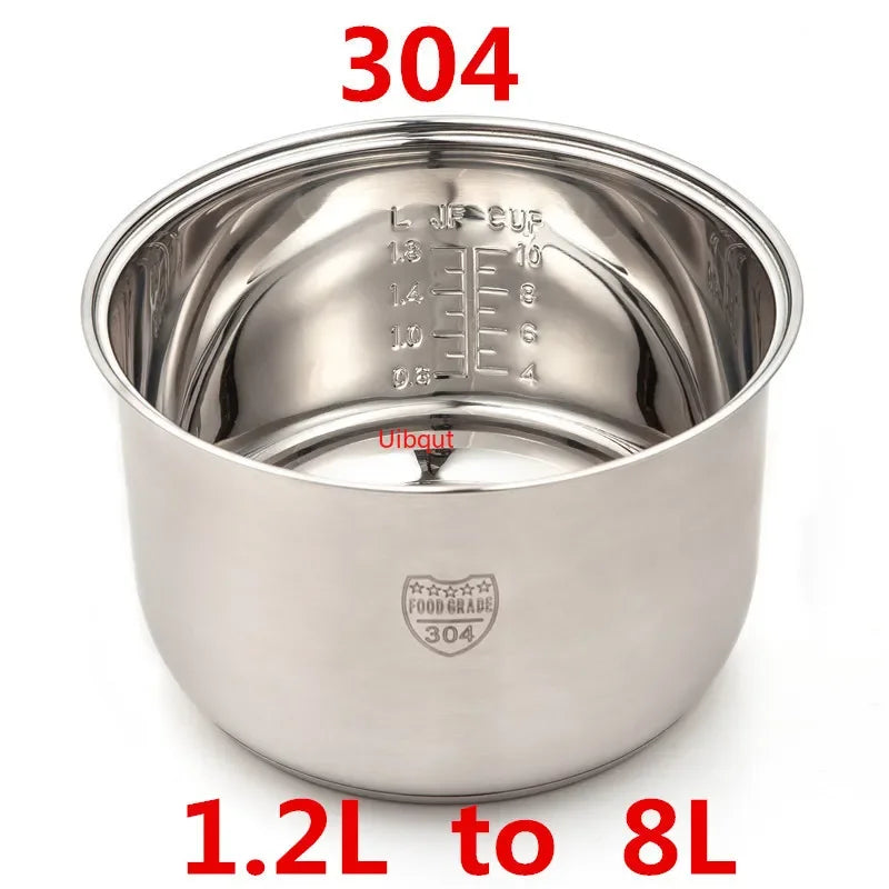 Axya Stainless Steel Non-Stick Rice Cooker Inner Pot Replacement