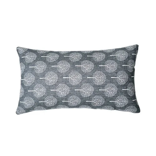 Axyaa White Linen Print Cushion Cover for Living Room and Bedroom