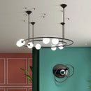 Axyaa Nordic Glass Chandelier for Modern Home Decor