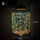 Axyaa Deluxe Glass Sky Chandelier Pendant Lamp for Kitchen Bar & Restaurant