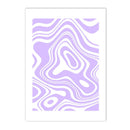 Purple Bear Love Wall Art Canvas Painting by Axyaa- Aesthetic Bedroom Decor