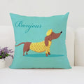 Pablo Picasso Wiener Dog Pillowcase for Modern Home Decor by Axyaa