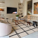 Axyaa Luxury French Style Soft Rug for Living Room, Bedroom, and Study