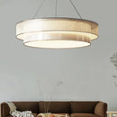 Axyaa Nordic Fabric Art Pendant Lights - Stylish Home Decor Chandelier for Living Room