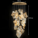 Axyaa Ring LED Pendant Light Chandeliers for Modern Living & Dining Room Decor