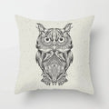 Axyaa Cute Animal Print Pillow Cover - 45X45cm