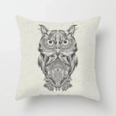 Axyaa Cute Animal Print Pillow Cover - 45X45cm
