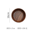 Axyaa Walnut Boat Bowl: Vintage Wood Salad Bowl for Kitchen Storage